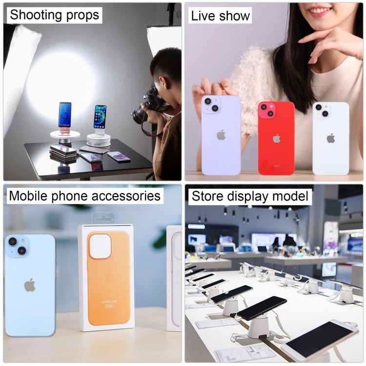 For iPhone 14 Plus Black Screen Non-Working Fake Dummy Display Model(Purple) by bashfashion