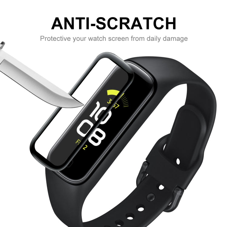 10 PCS For Samsung Galaxy Fit 2 ENKAY Hat-Prince 3D Full Coverage Soft PC Edge + PMMA HD Screen Protector Film by ENKAY