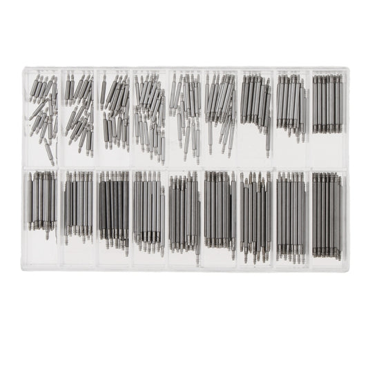 270 PCS / Box C015 8-25mm Stainless Steel Seamless Box Packing Spring Bar by bashfashion