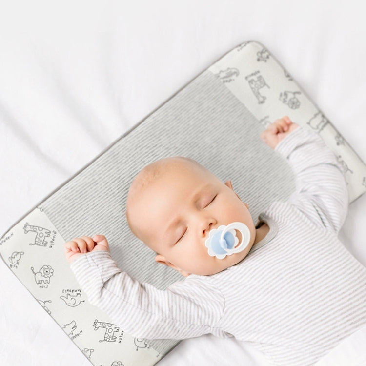 Baby Growth Pillow Slow Rebound Memory Foam Pillow, Dimensions: 46 x28.5 x1/3cm(Green) by bashfashion