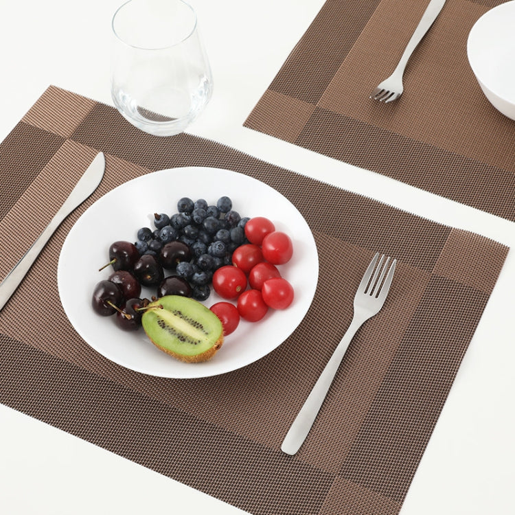 PVC Heat-insulating Non-slip Table Mat(Silver) by bashfashion