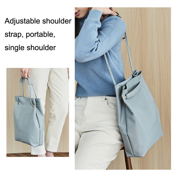 For Apple Macbook Shoulder / Handheld / Messenger Computer Bag, Size: Large(Lake Blue) by bashfashion