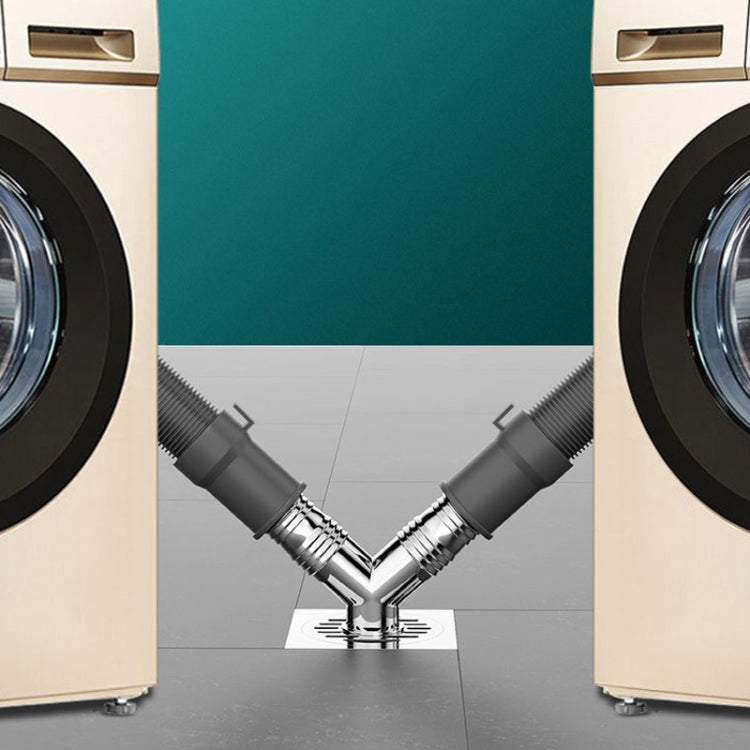 Y-shape Washing Machine Floor Drain Joint Pipe Connector, Spec: C3 by bashfashion