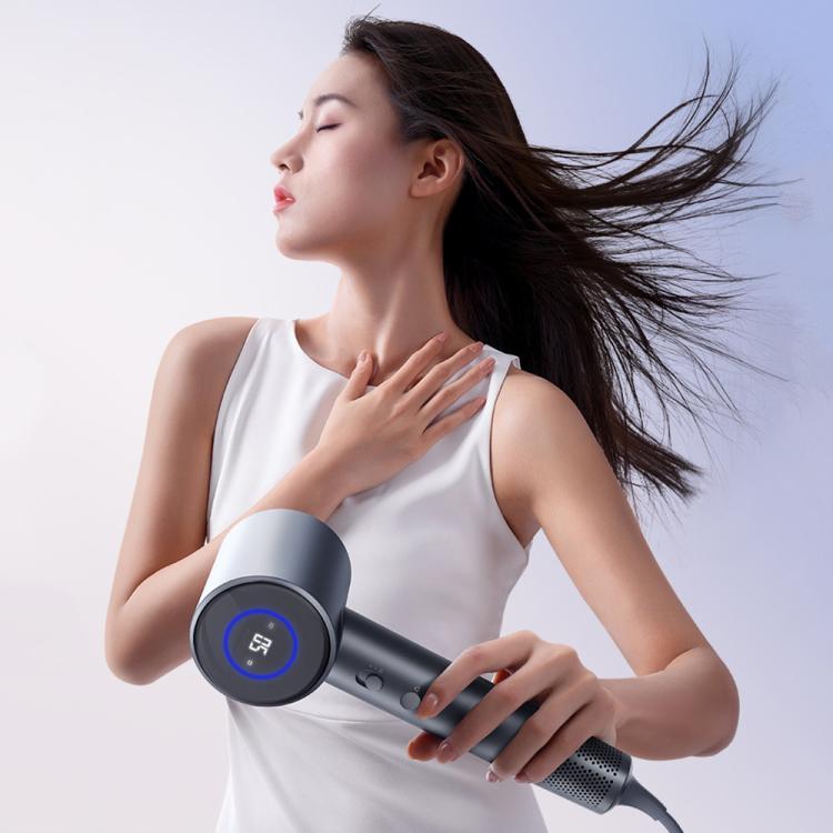 D3 110000 High Speed Smart Constant Temperature Negative Ion Hair Dryer, Color: EU Plug Gray by bashfashion