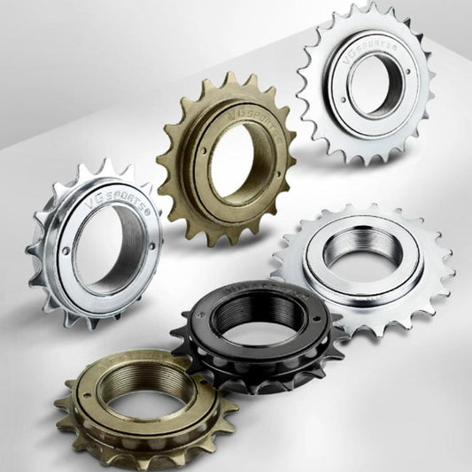 VG SPORTS Stroller Scooter Bicycle Single Speed Flywheel, Style: 22T Black by bashfashion