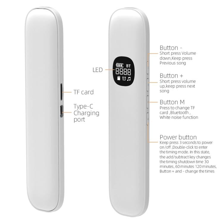 BLD07 Bone Conduction Bluetooth 5.4 Sleep Speaker(Green) by bashfashion