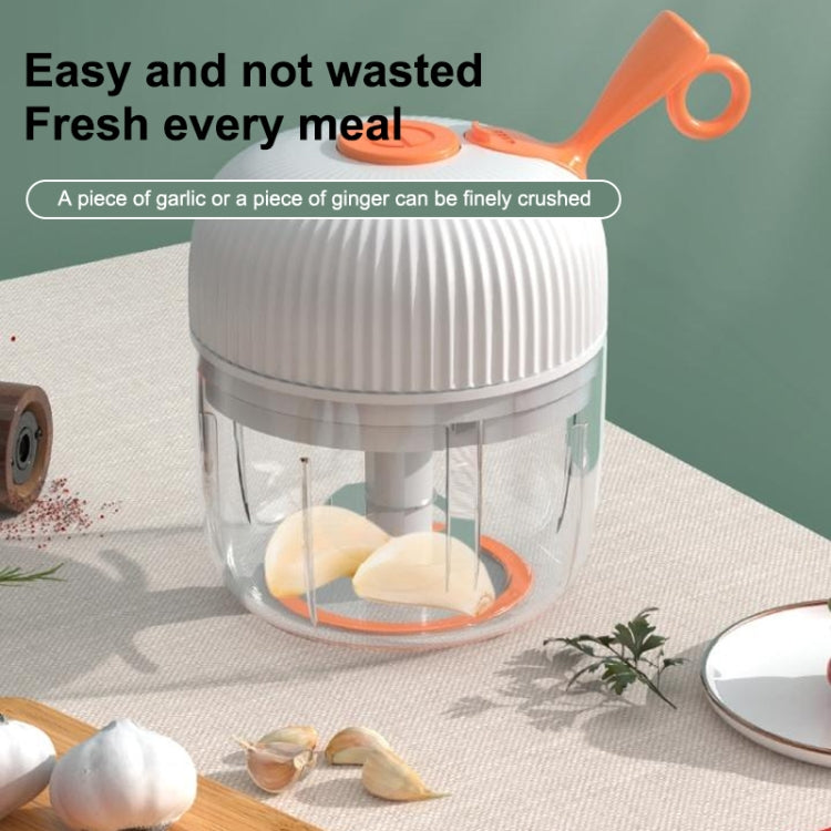 REMAX SL-BM03 Rechew Series Wireless Electric Garlic Stirrer Cordless Portable Food Processor (White) by REMAX