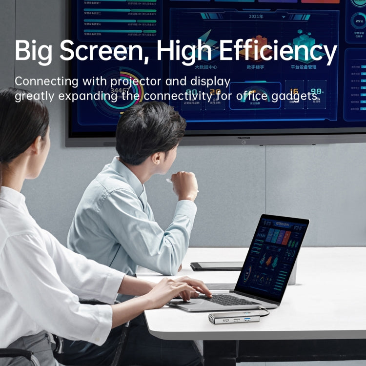 ORICO PW11-5P Type-C / USB-C 5-in-1 5Gbps Multifunction Docking Station(Silver) by ORICO