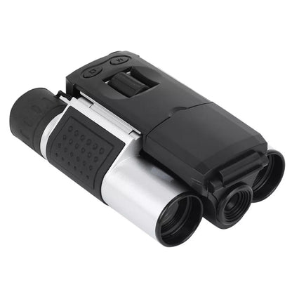 DB618B 10X25 Zoom 10mm Objective Lens HD 1280x960P 1.5 inch LCD Screen Binocular Telescope Digital Camera(Black Silver) by bashfashion