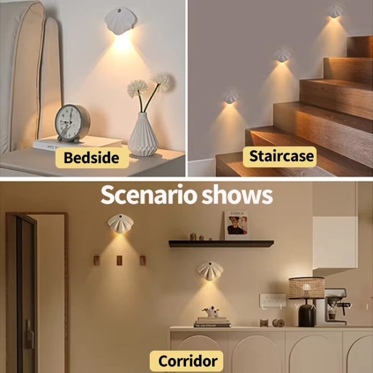 Magnetic Motion Sensor Wall Lamp Rechargeable LED House Number Light PRO Version 1200mAh(White) by bashfashion