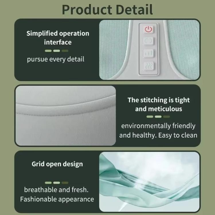 Z5 Dual-frequency Red Light Constant Temperature Hot Compress Foot Massager, Spec: EU Plug(Black) by bashfashion