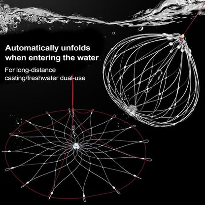 Diameter 52cm/16 Strands Automatically Retractable Crab Cage Wire Crab Opening And Closing Cage by bashfashion