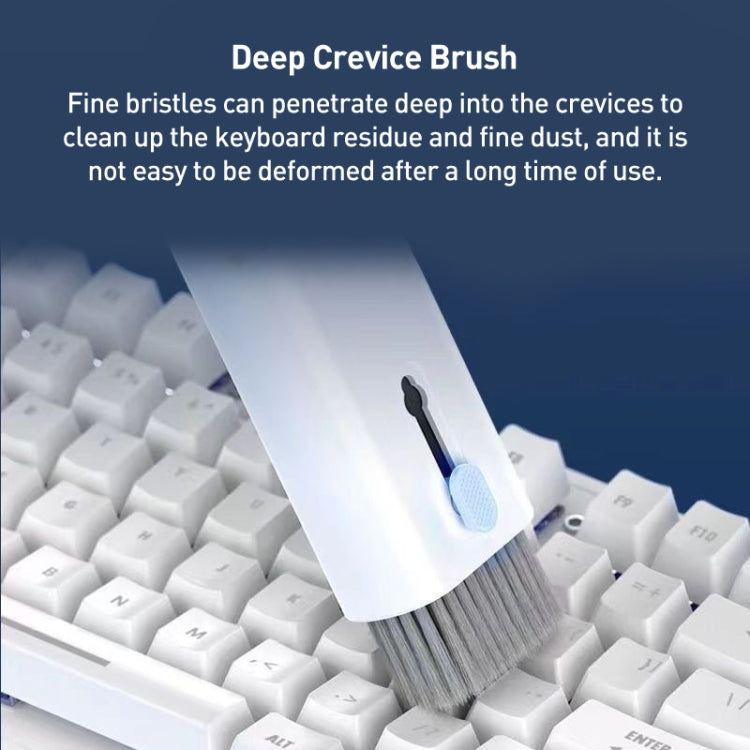 7 in 1 Bluetooth Headphone Computer Keyboard Cleaning Tools Set (Pink) by bashfashion